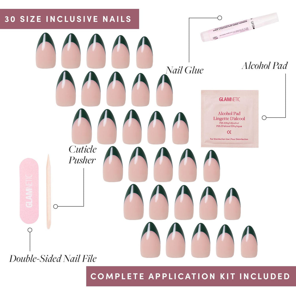 Glamnetic Château: acabado brillante que realza la manicura con glamour sutil.