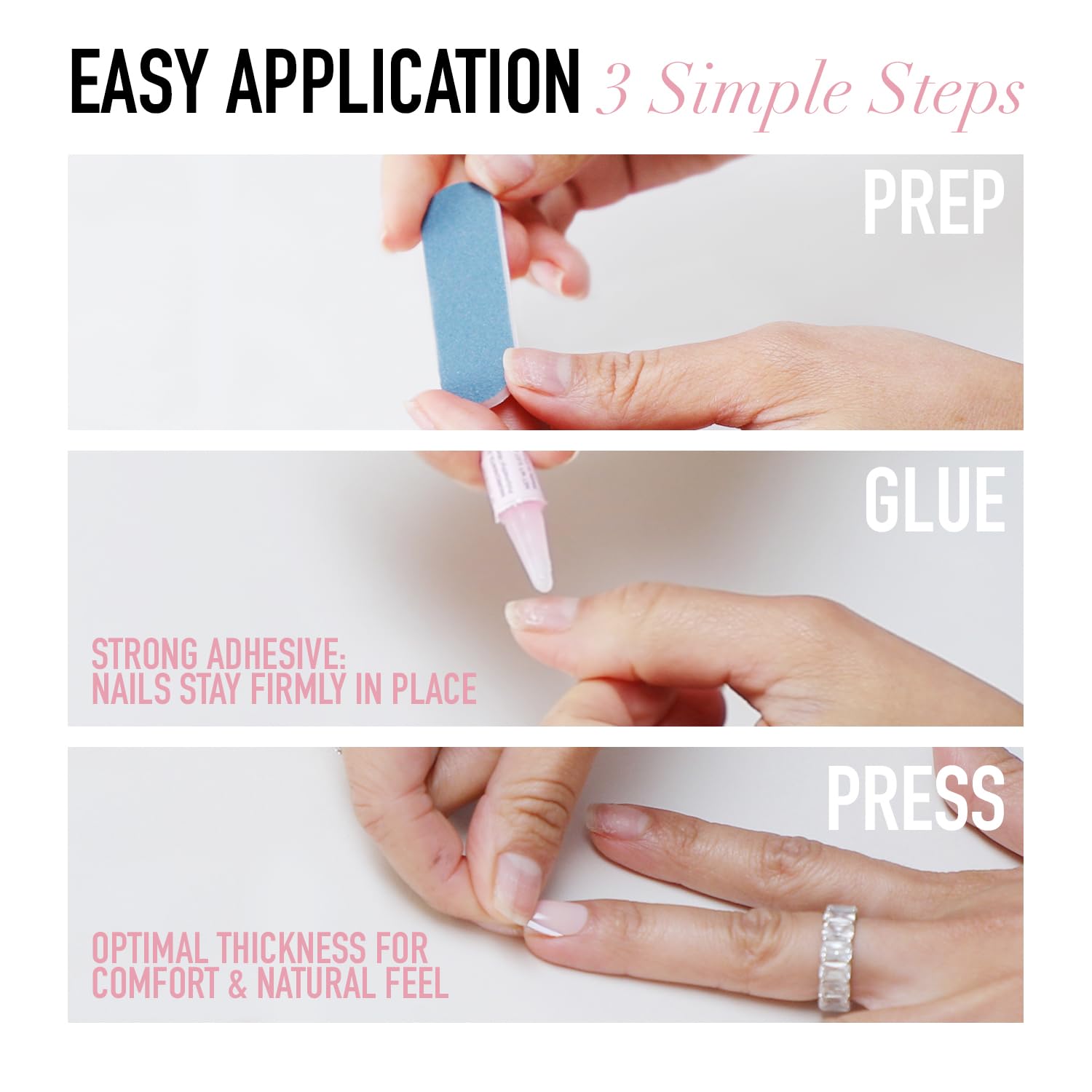 Glamnetic Berry Fizz: durabilidad de uso prolongado en cada aplicación.