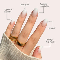 Glamnetic Creamer: durabilidad de hasta dos semanas con uñas personalizables.