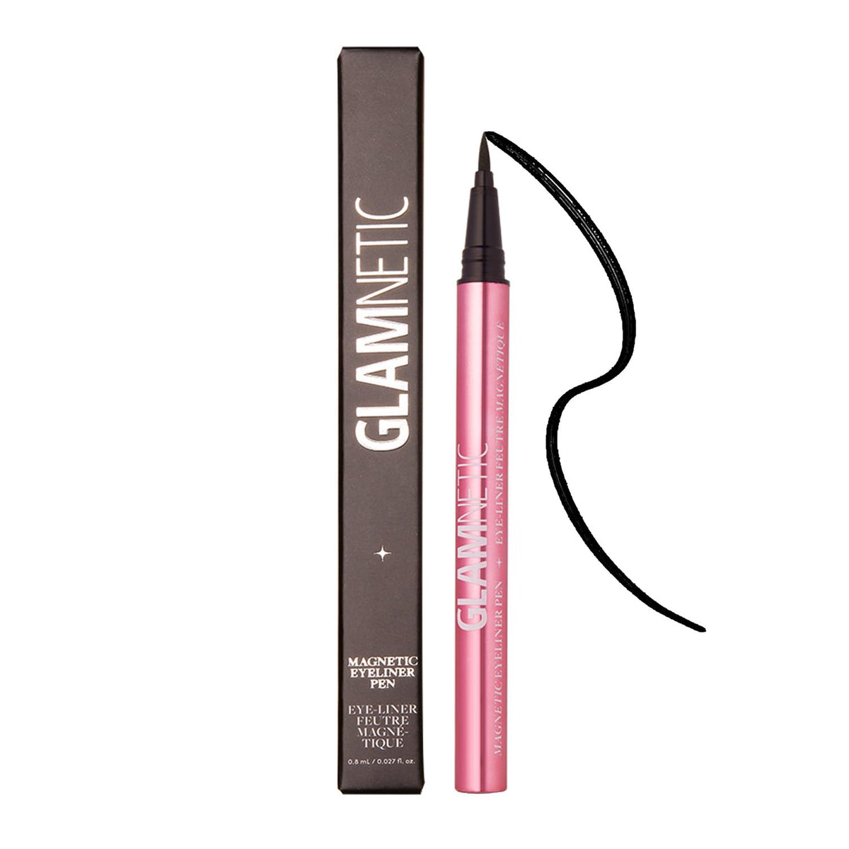Glamnetic feutre magnétique noir — emballage élégant pour une utilisation quotidienne.