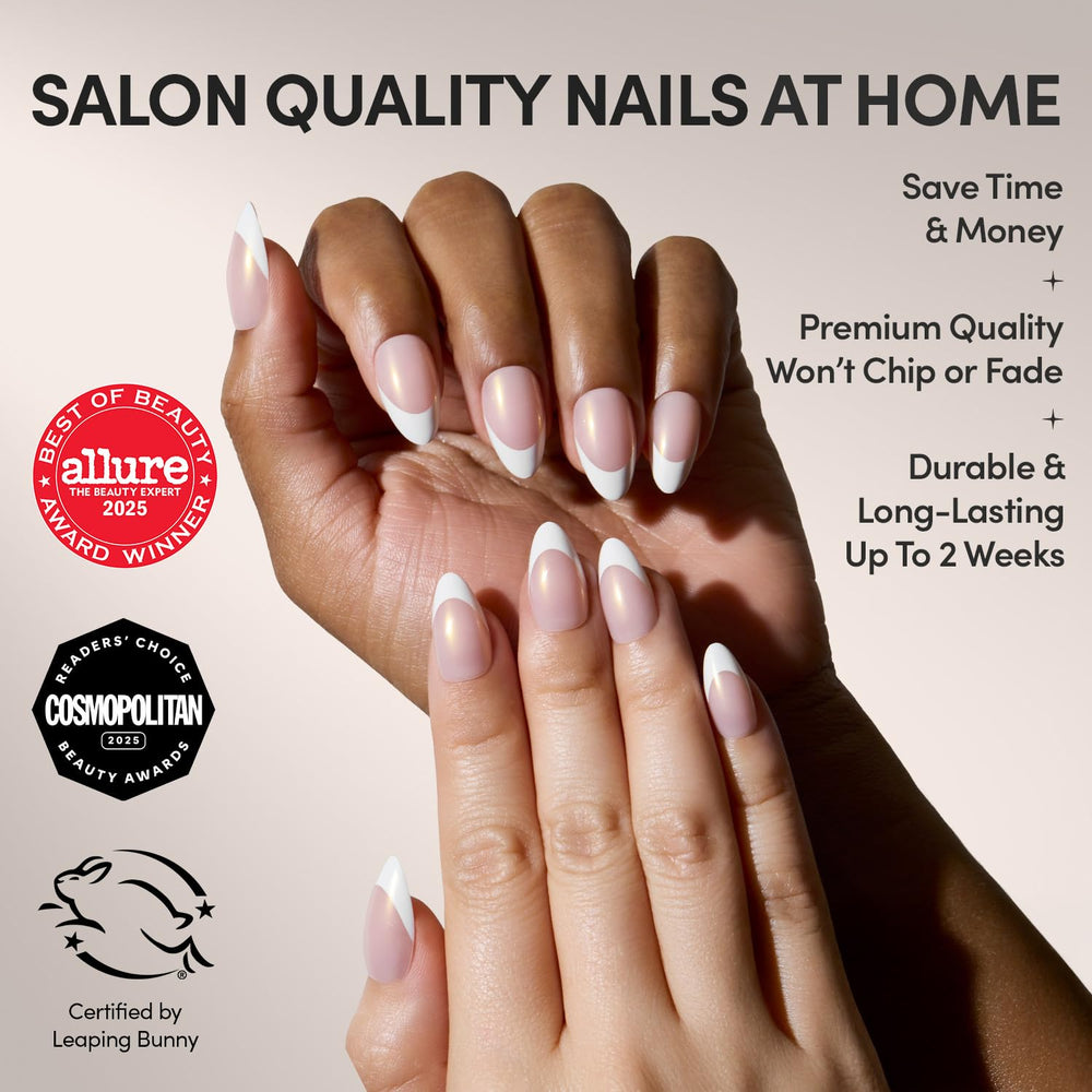 Kit de uñas Glamnetic Glamzilla: 30 piezas, 15 tallas para ajuste personalizado.