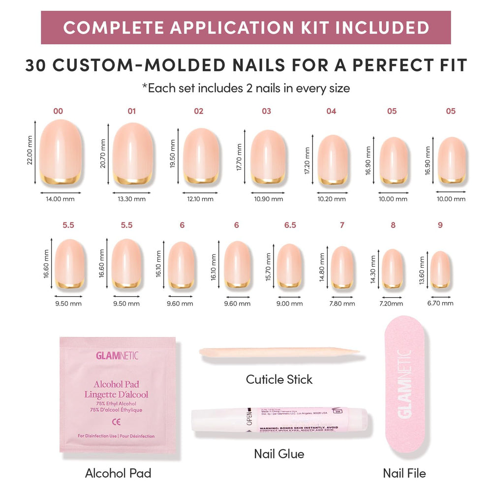 Glamnetic Goal Digger con destellos de oro minimalistas para un estilo sofisticado.