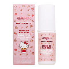 Glamnetic Hello Kitty cola uñas con aplicador pincel para aplicación precisa