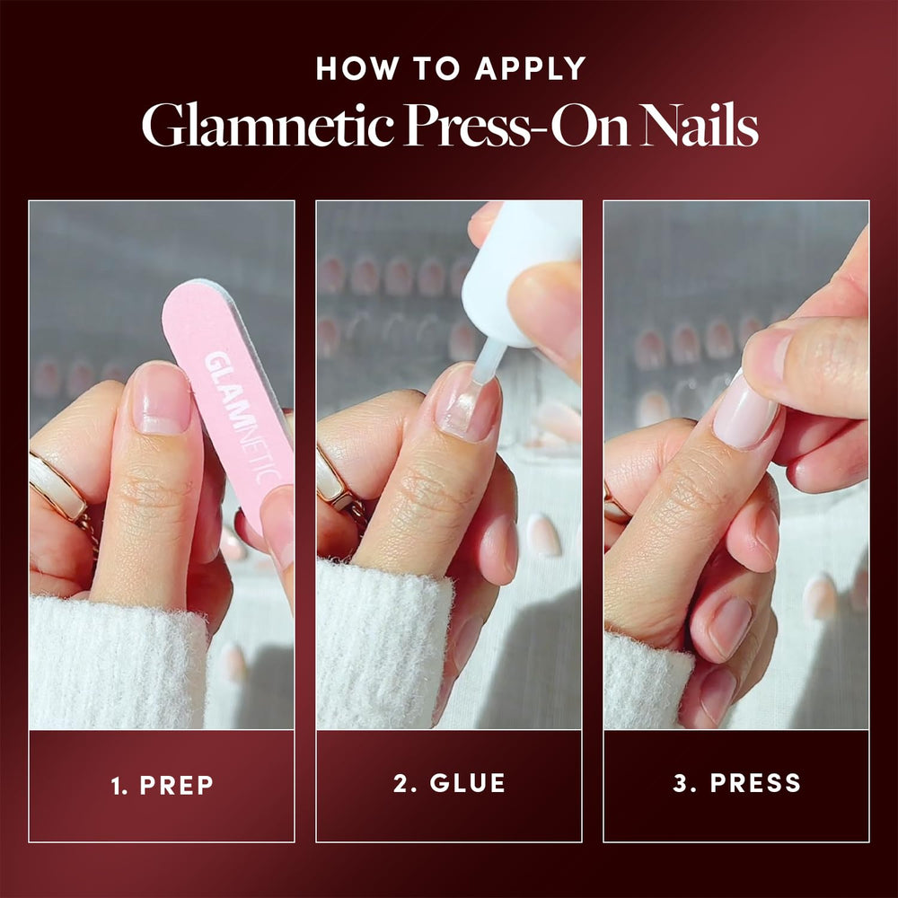 Glamnetic Hogwarts nails with magical symbols for versatile looks.