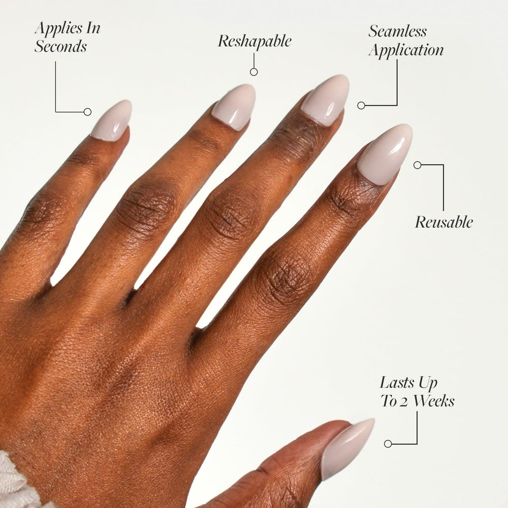 Glamnetic kit de uñas: incluye pegamento y lima para un acabado profesional.