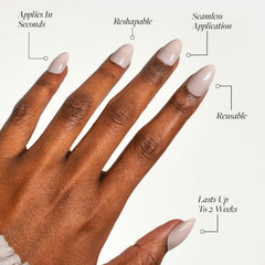 Glamnetic kit de uñas: incluye pegamento y lima para un acabado profesional.
