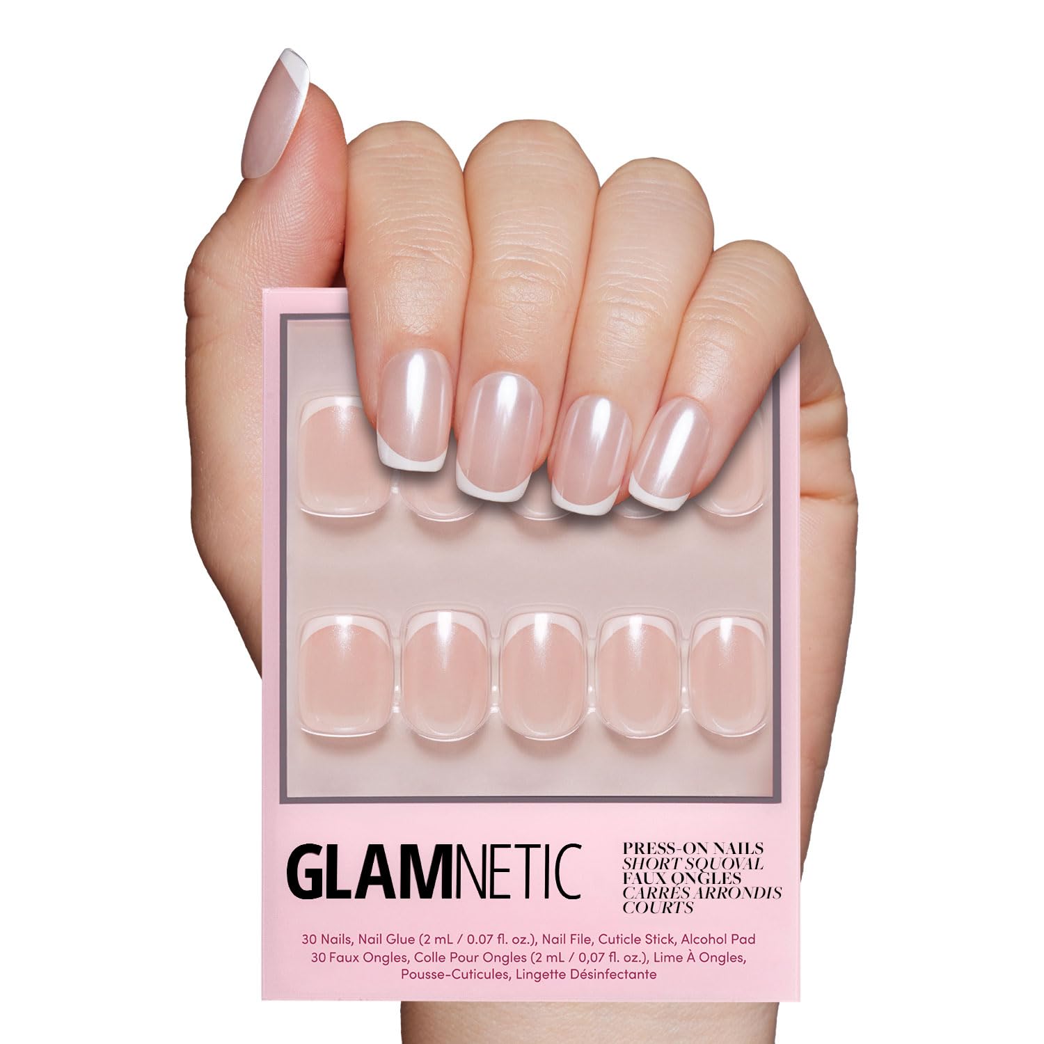Glamnetic La Perle: uñas francesas semi transparentes para un look natural y elegante