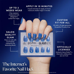 Glamnetic Luna Lovegood 30-nail kit with 15 sizes and storage box for perfect fit