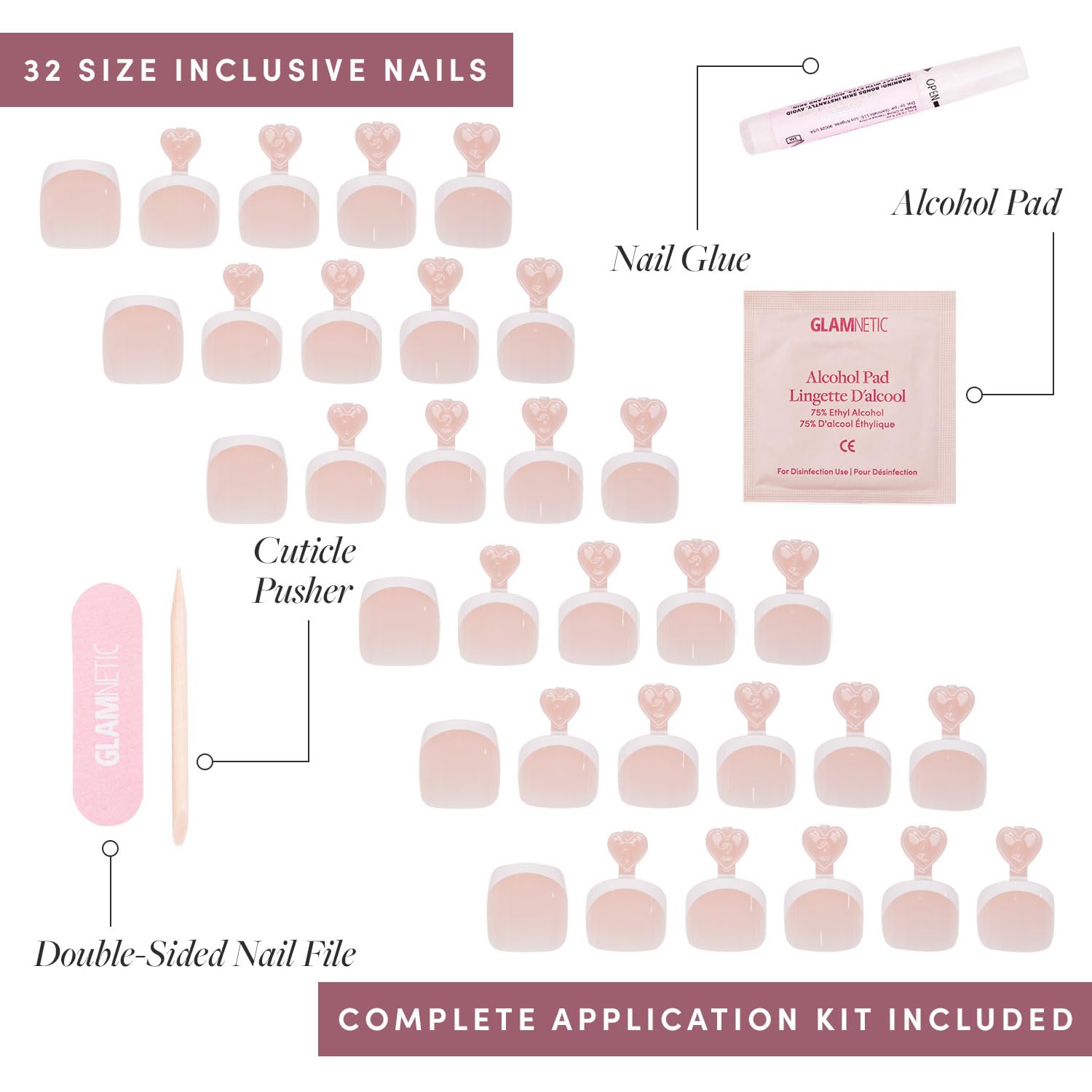 Glamnetic MaDamn uñas en 16 tallas para ajuste perfecto