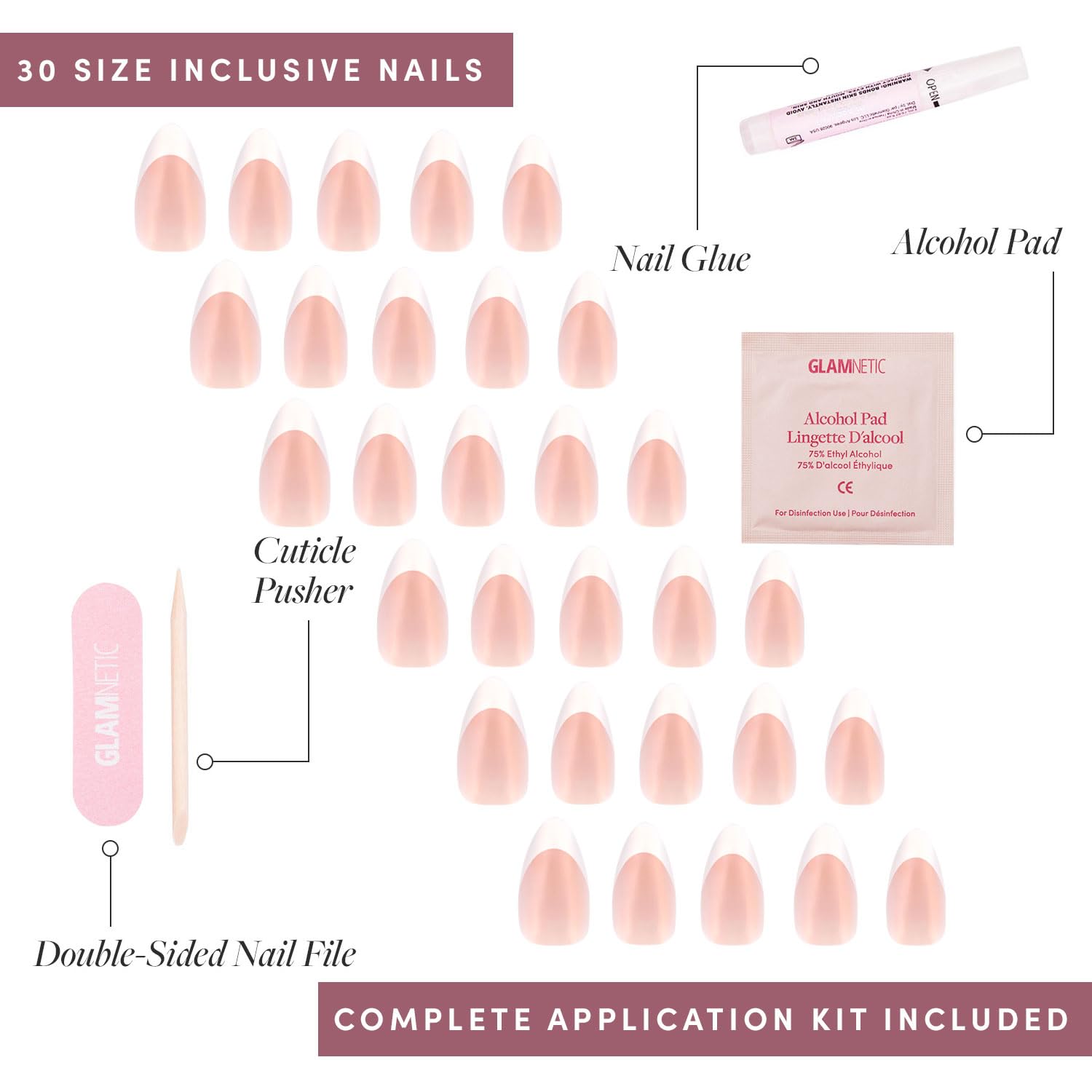 Glamnetic Mrs. estuche y accesorios para aplicar y guardar