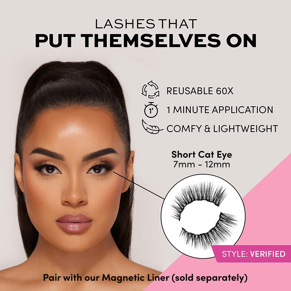 Glamnetic Pestanas Magnéticas faux mink suaves para un aspecto natural