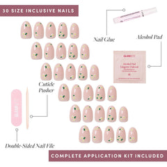 Glamnetic Petalos: caja de almacenamiento y herramientas para aplicación fácil.