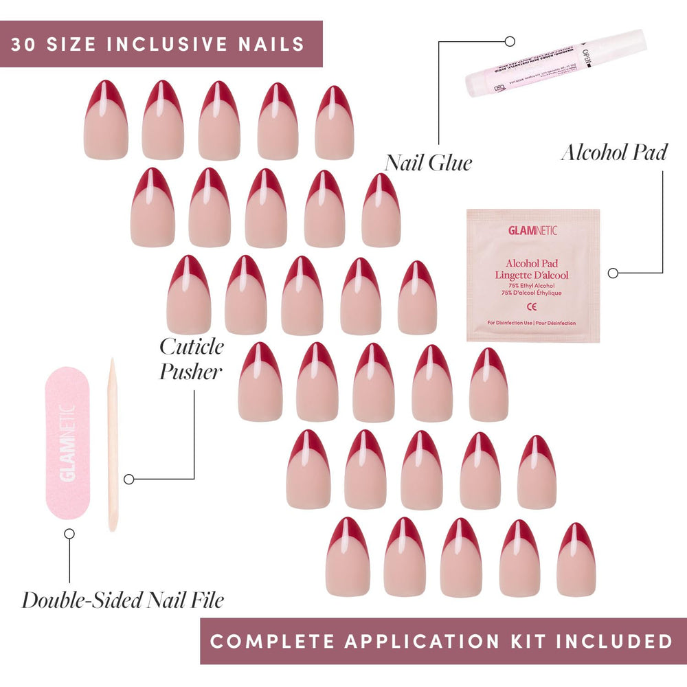 Glamnetic Rose Garden: estuche de almacenamiento y accesorios para un kit completo.