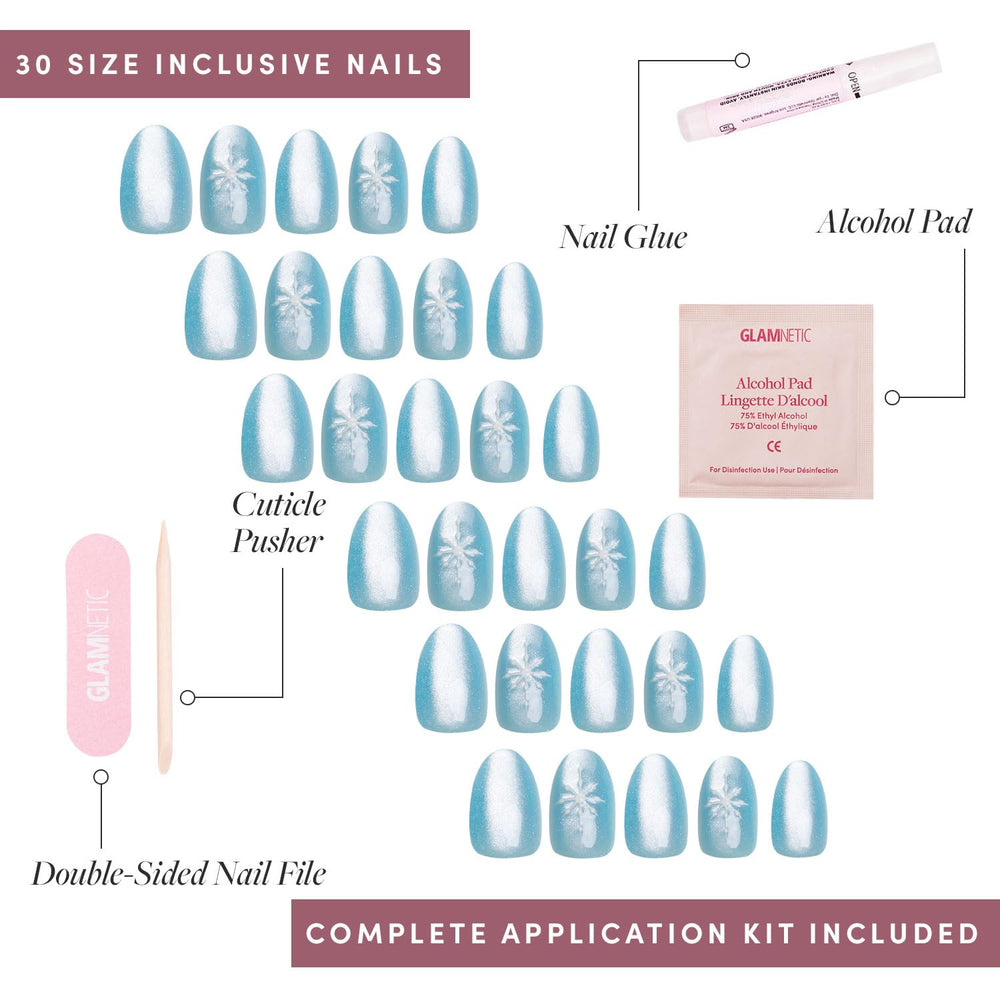 Glamnetic Subzero: uñas ovaladas cortas para comodidad diaria y estilo pulido