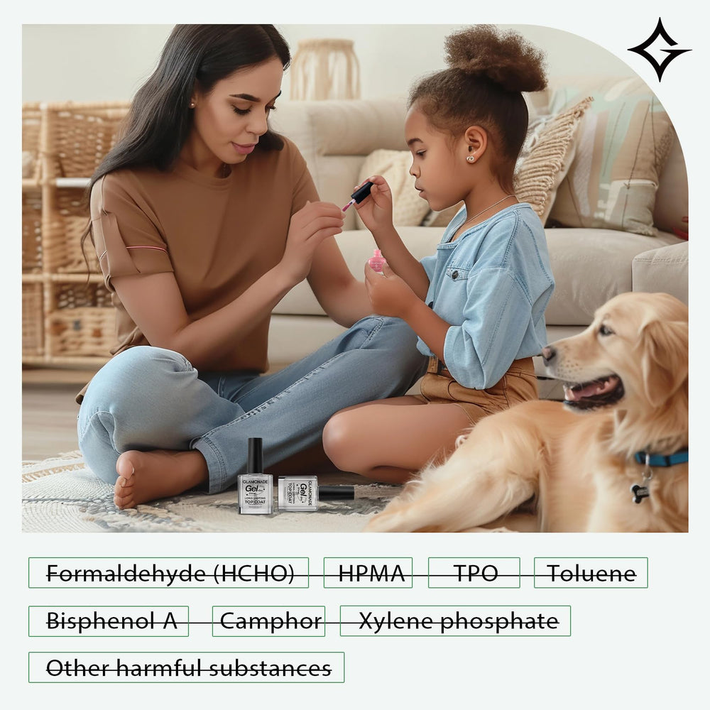 Glamonade aplicación suave para manicuras rápidas y sin esfuerzo.
