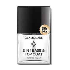 Glamonade base capa superior esmalte claro aplicación suave y brillo duradero