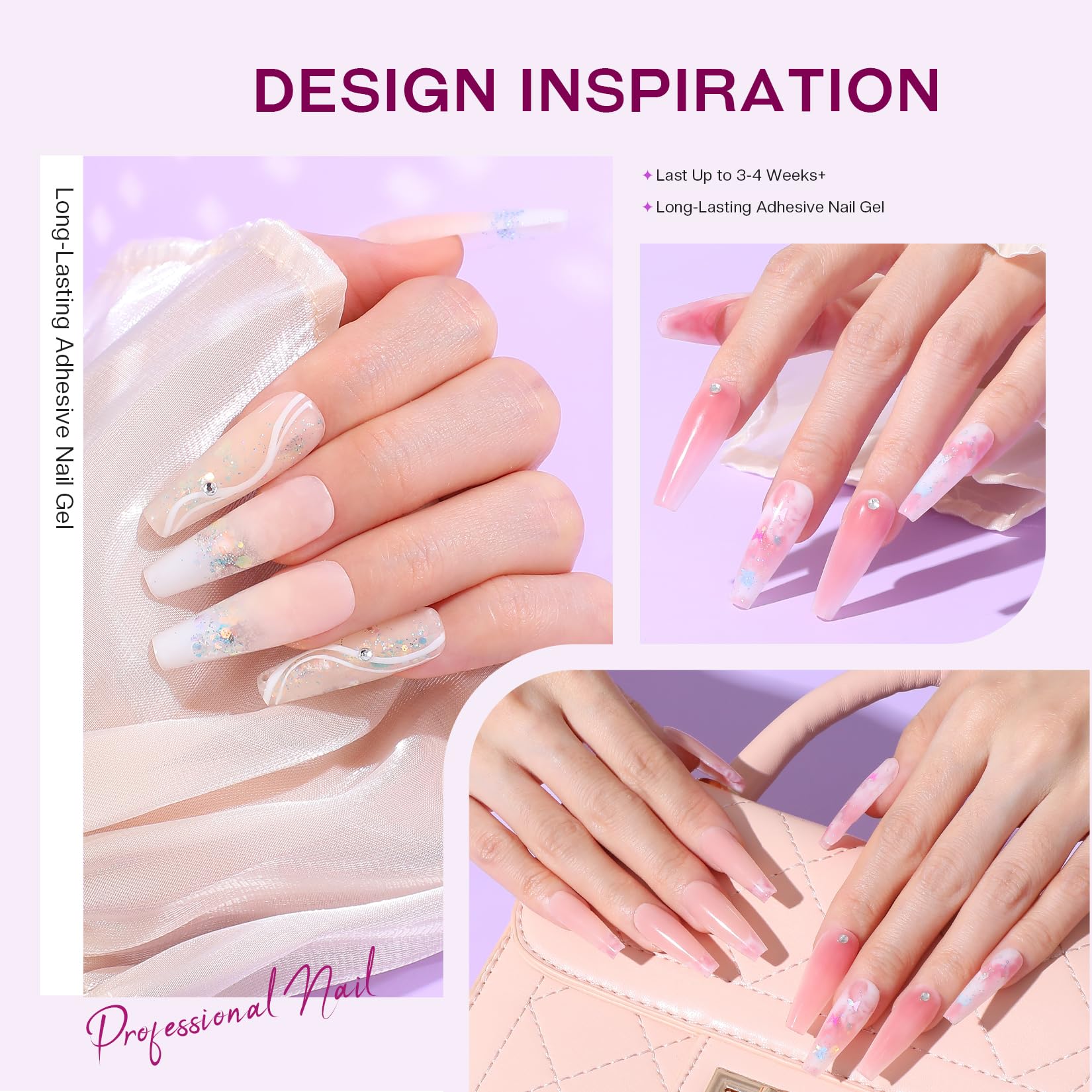 Caja regalo elegante de Glamonade para kit de poligel