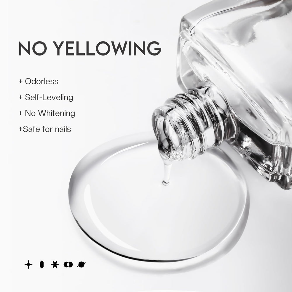 Glamonade Capa Mate Transparente, fórmula ecológica segura para uñas sanas y sin amarilleo.