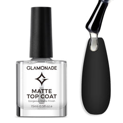 Glamonade Capa Mate Transparente: acabado suave para cualquier esmalte.