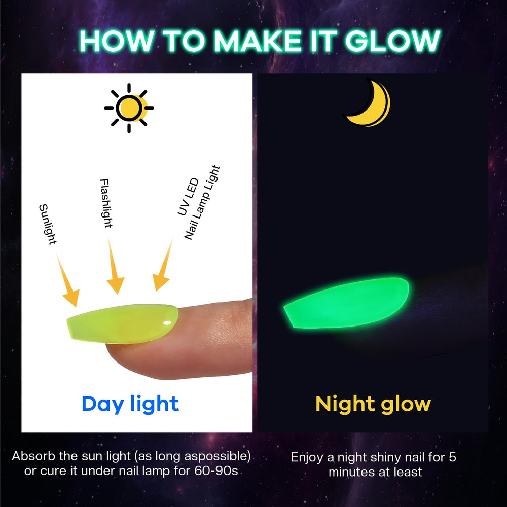 Glamonade Neon verde, botella neón para diseños atrevidos.