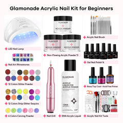 Taladro de uñas Glamonade con motor silencioso para limar preciso.