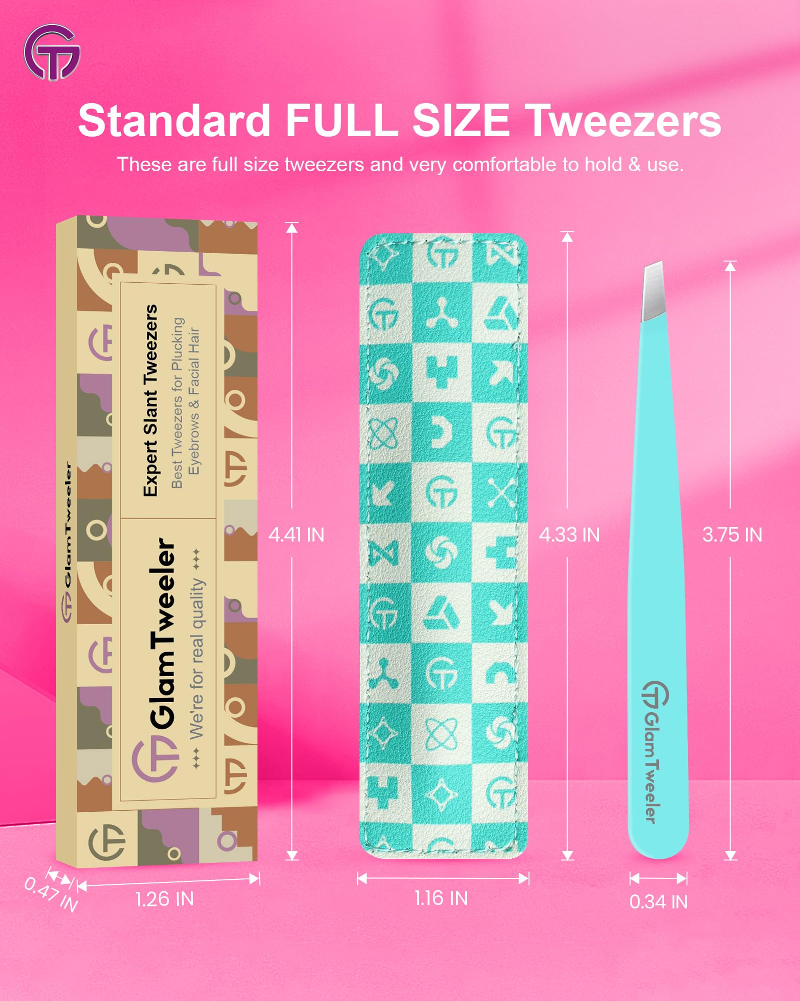 Kit de viaje GlamTweeler compacto para cuidado diario.