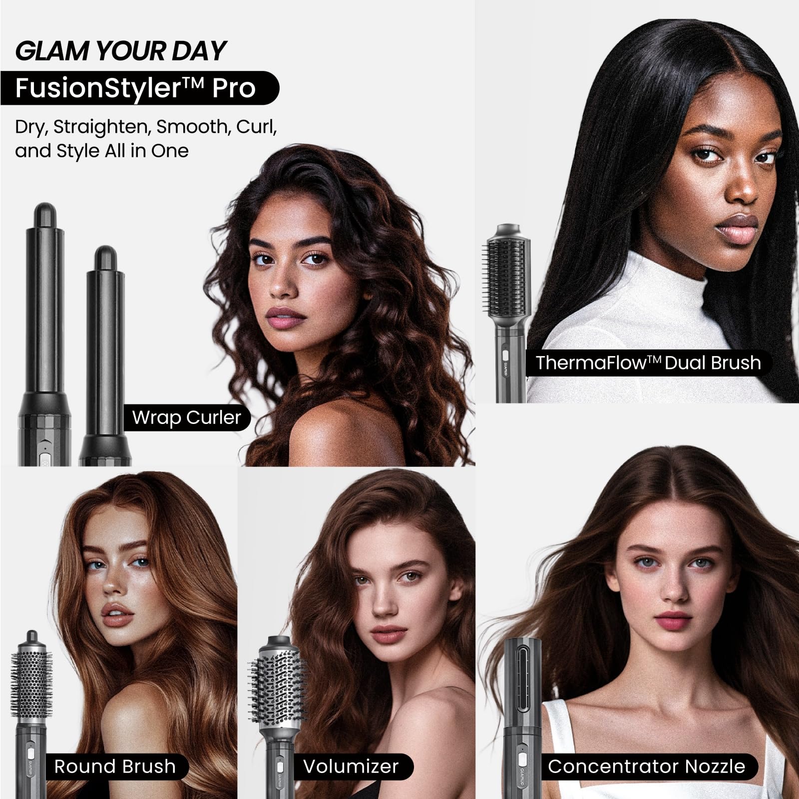 GLAMUP FusionPro 15 minutos de peinado rápido