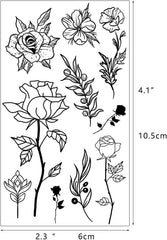 GLARYYEARS tatuaje temporal, diseño de serpiente, aporta estilo audaz para cuello o muñeca.