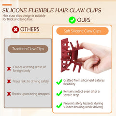 Clip de 10 cm de Glaudmeiss para cabello grueso