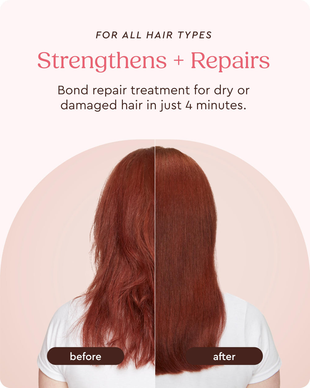 glaze Glaziplex Bond Repair: aplicación en cabello dañado para reparación de enlaces
