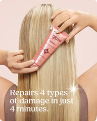 glaze Glaziplex Bond Repair: cabello ligeramente húmedo listo para tratamiento