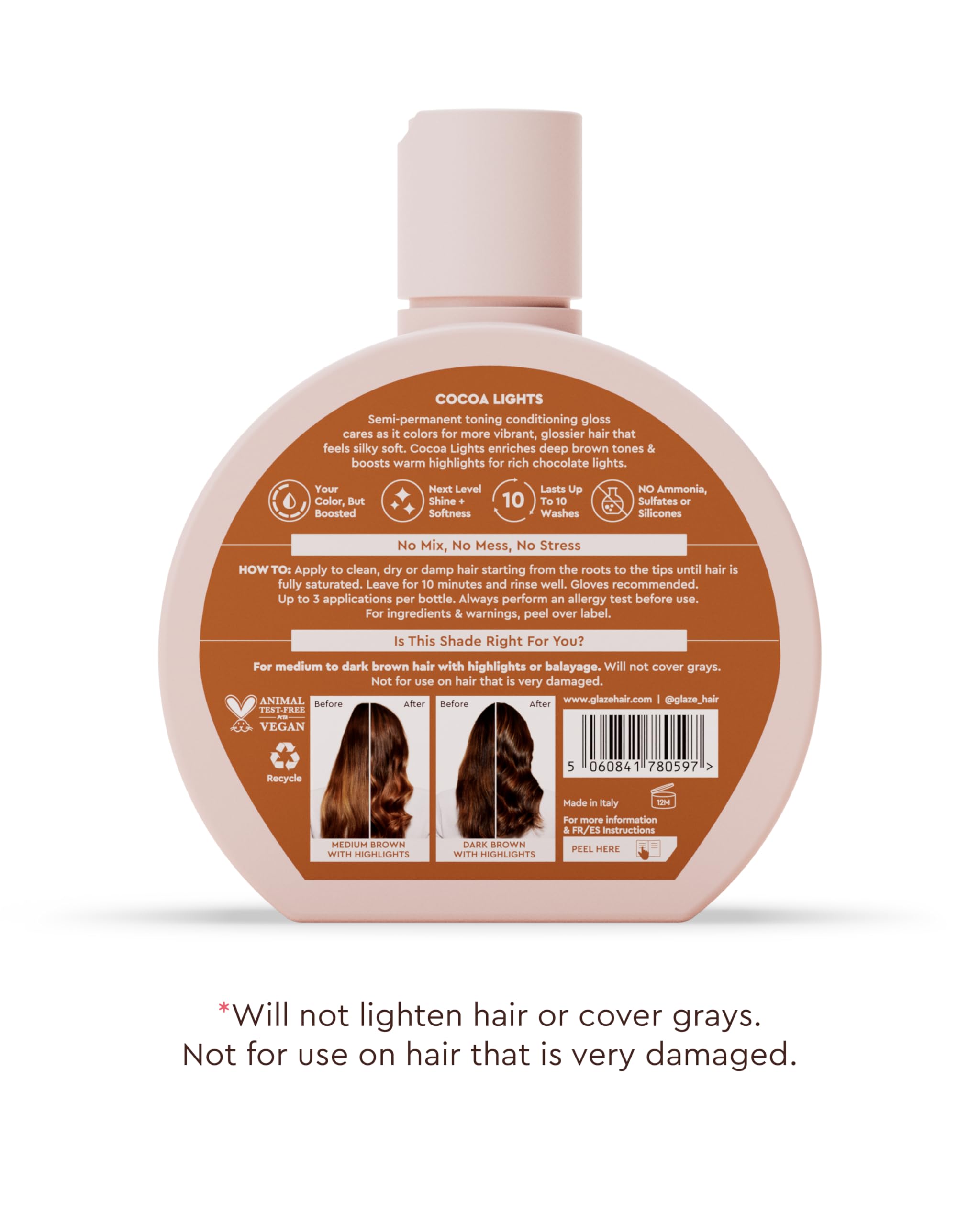 Tecnología KINDColor de Glaze protege el cabello tras la aplicación