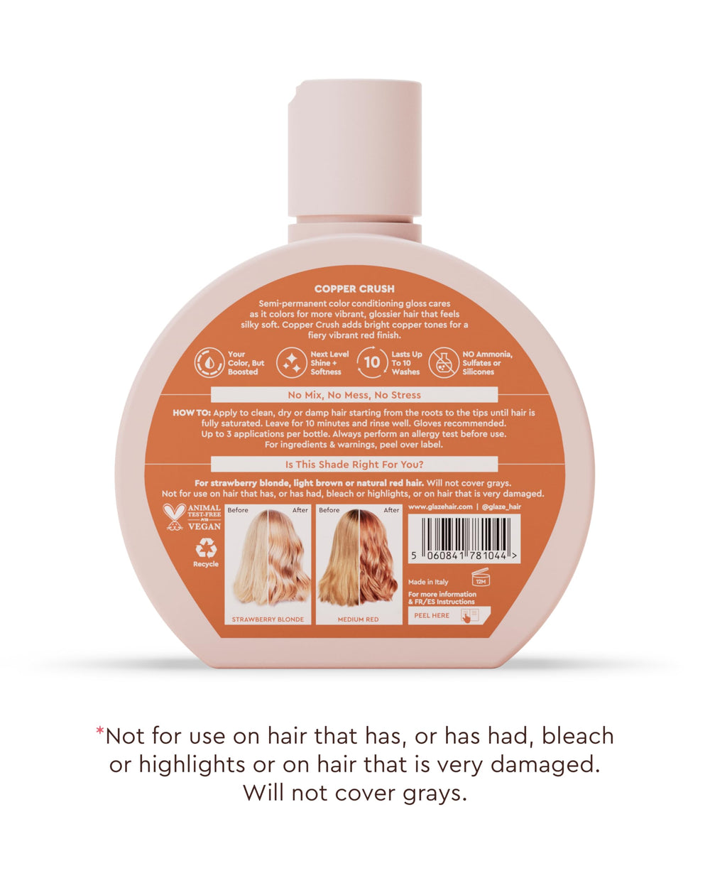 Aplicación rápida de Glaze Supergloss distribuye el color con facilidad