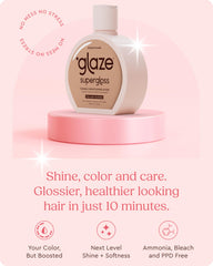 Glaze Supergloss muestra de color brillante para tono real.