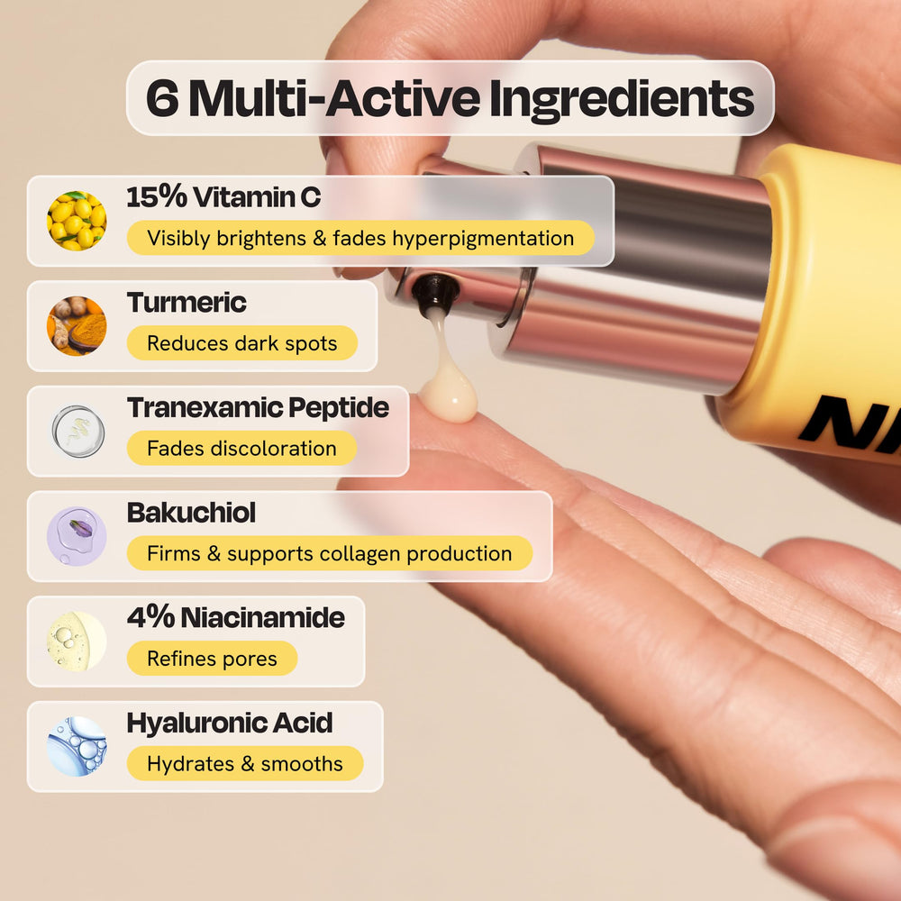 Hydratation profonde grâce à l'acide hyaluronique et à la niacinamide.