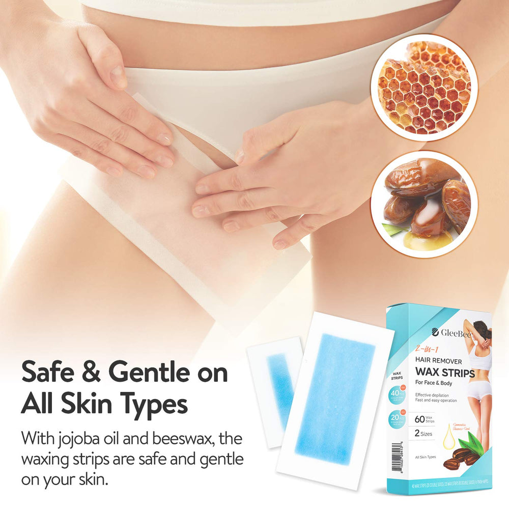 GleeBee cintas de cera bikini, área bikini lista para el día