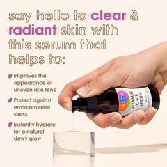 GLEOW Vitamin C Serum cruelty-free label signals responsible skincare.