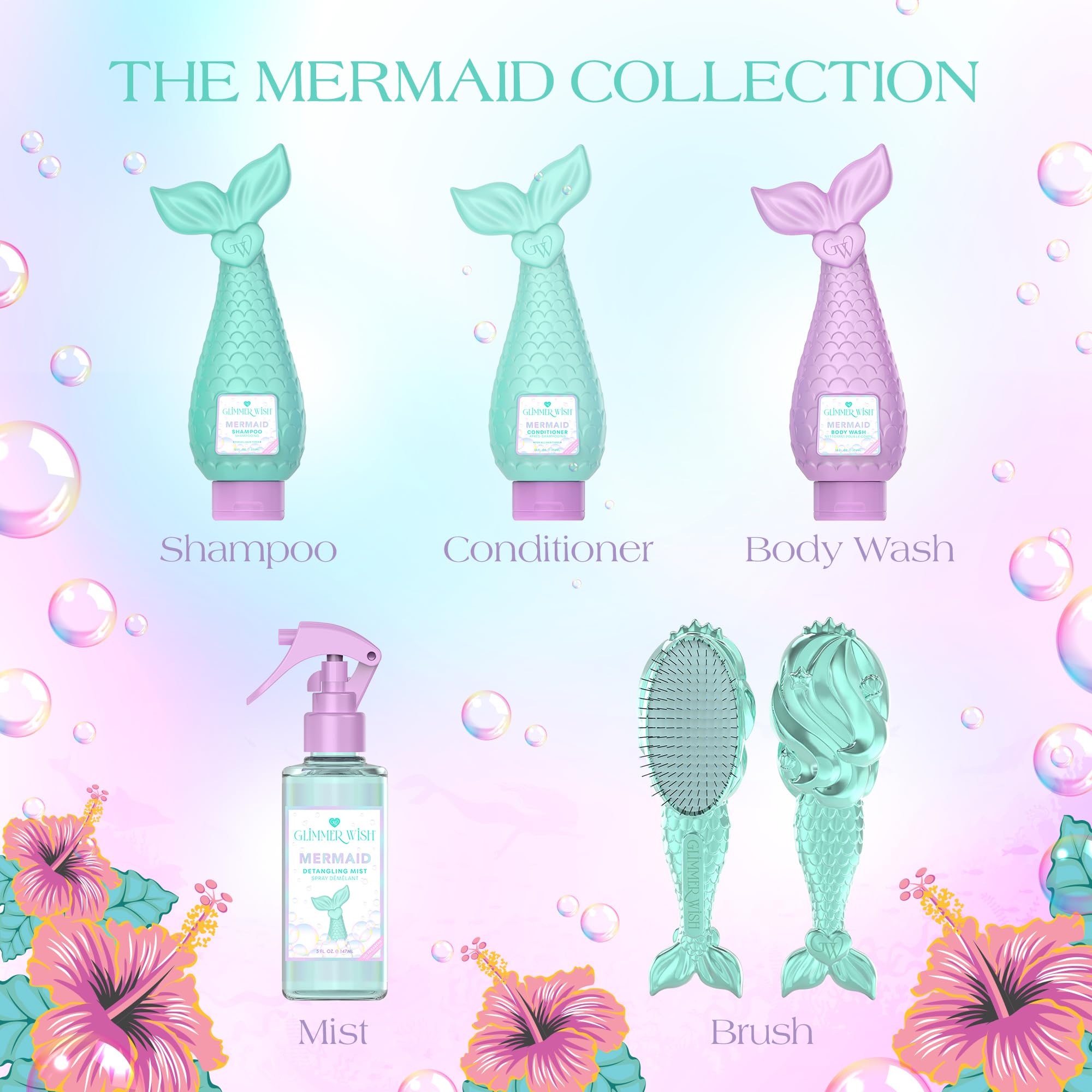 Glimmer Wish Cuidado Sirena: experiencia suave para niñas pequeñas.