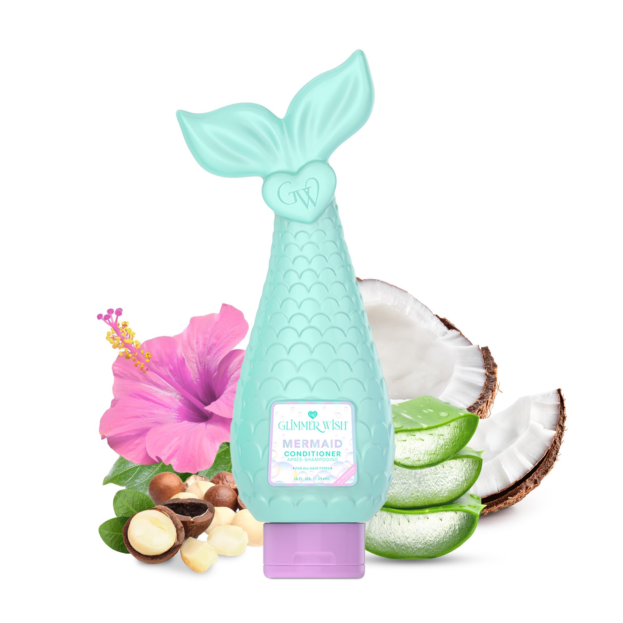Glimmer Wish Acondicionador Sirena Niños: cabello suave y fácil de peinar.