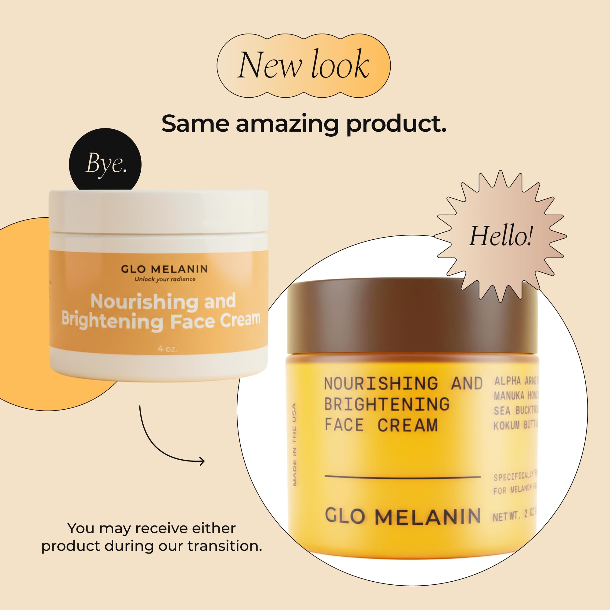 Glo Melanin crema facial nutritiva, ritual diario de cuidado de la piel