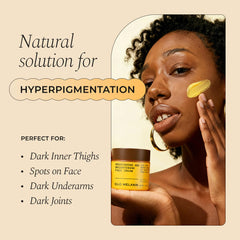Textura ligera de la crema facial nutritiva de Glo Melanin, absorción rápida