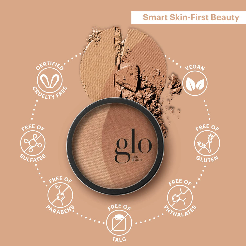 Glo Skin Beauty Bronceador prensado Sunkiss antioxidantes que realzan color y definición.