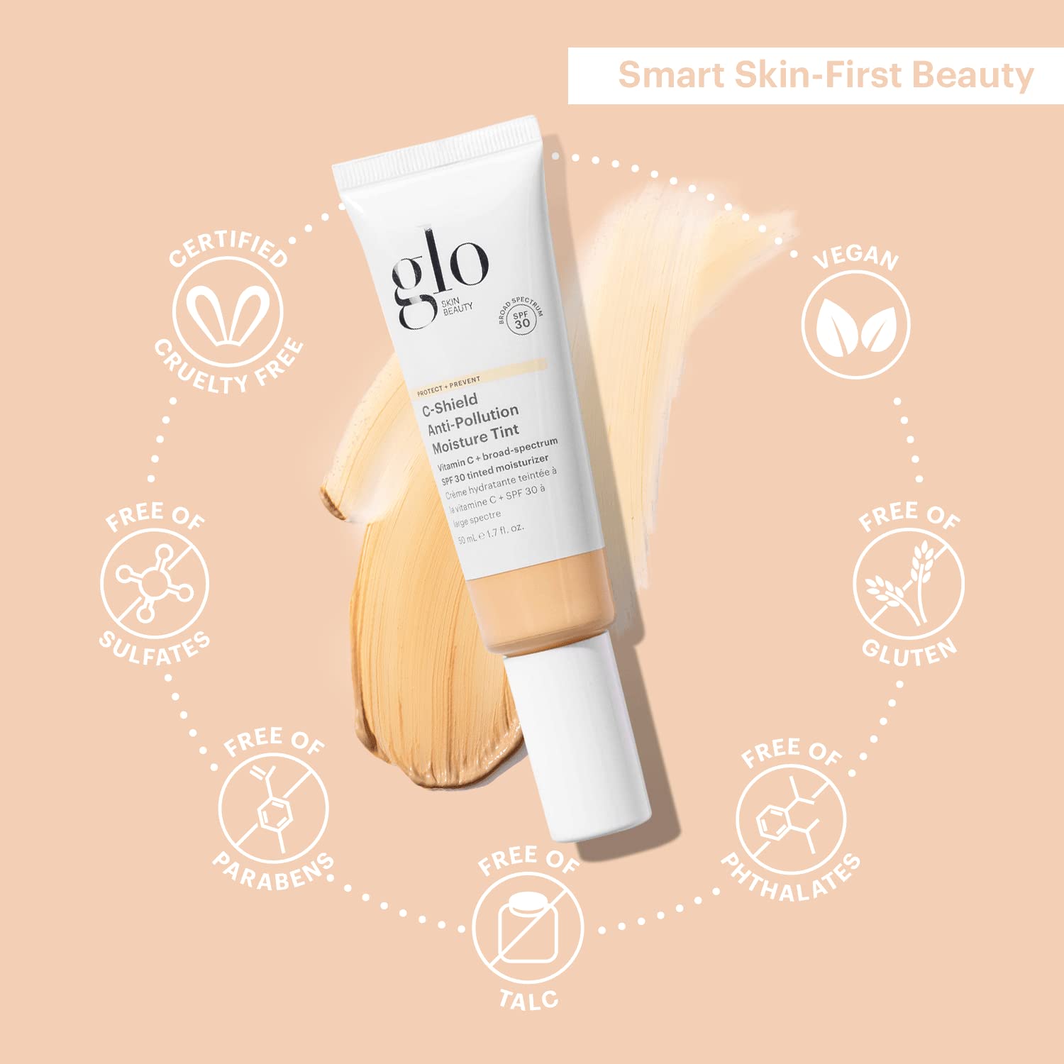 Vitamina C en Glo Skin Beauty C-Shield para un aspecto más luminoso