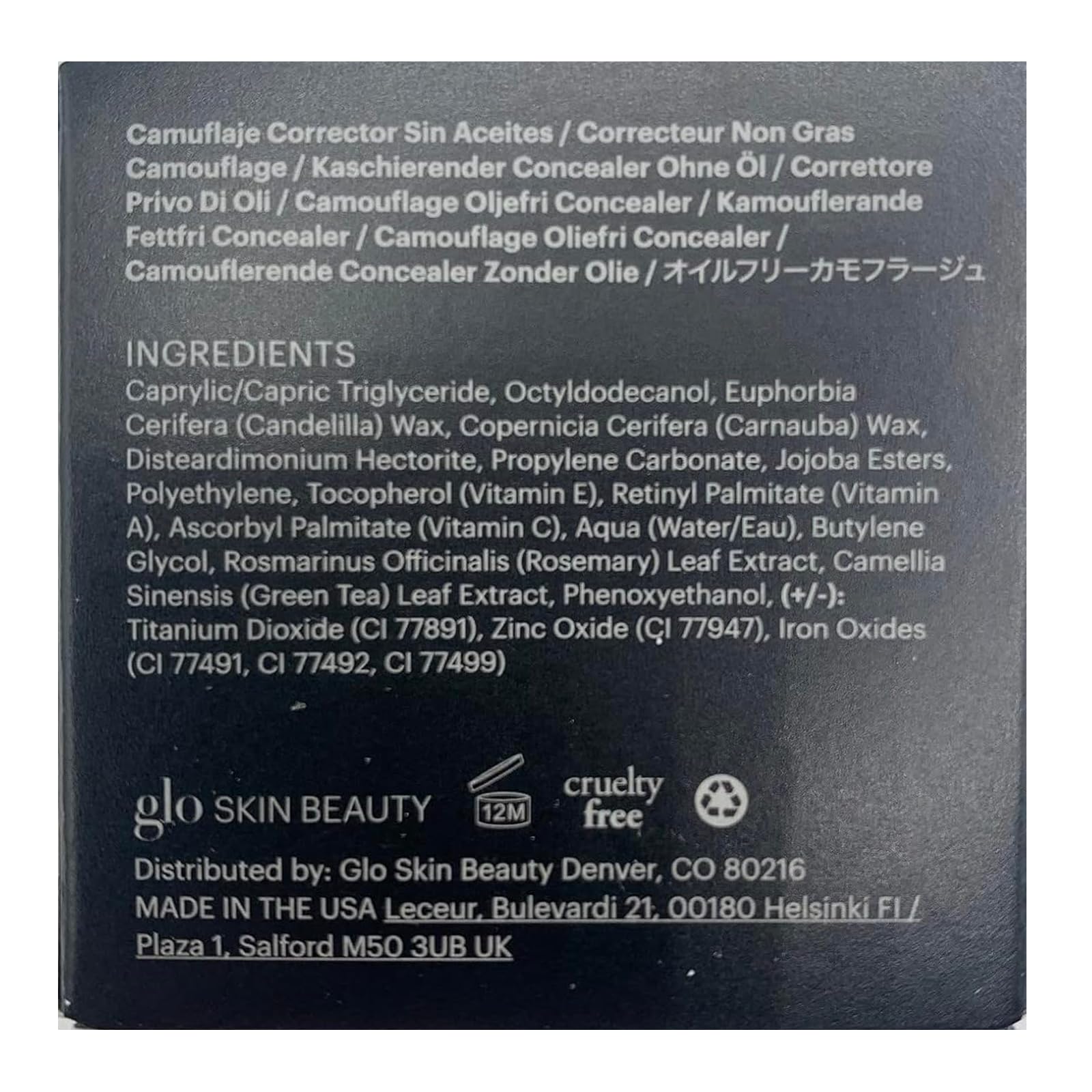 Concealer Glo Skin Beauty, sans cruauté et éthique.