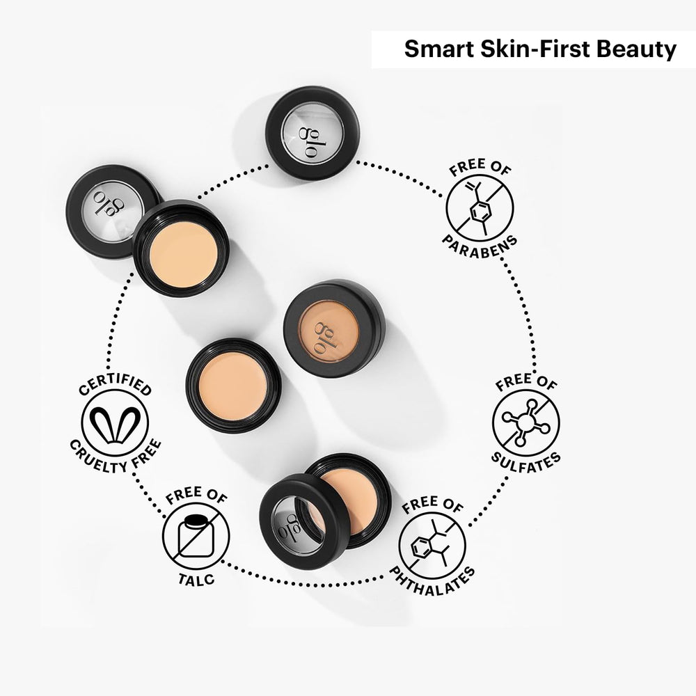 Pigments riches du concealer Glo, couvrance moyenne à complète.