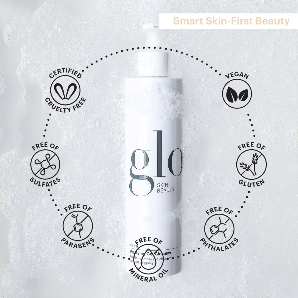 Glo Skin Beauty Excès de sébum contrôlé grâce au gel purifiant.