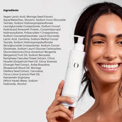 Glo Skin Beauty Hydra-Bright AHA Cleanser: moringa para hidratación y nutrición de la piel