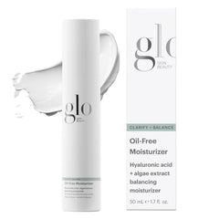 Glo Skin Beauty hidratante sin aceite en frasco, ideal para uso diario bajo maquillaje