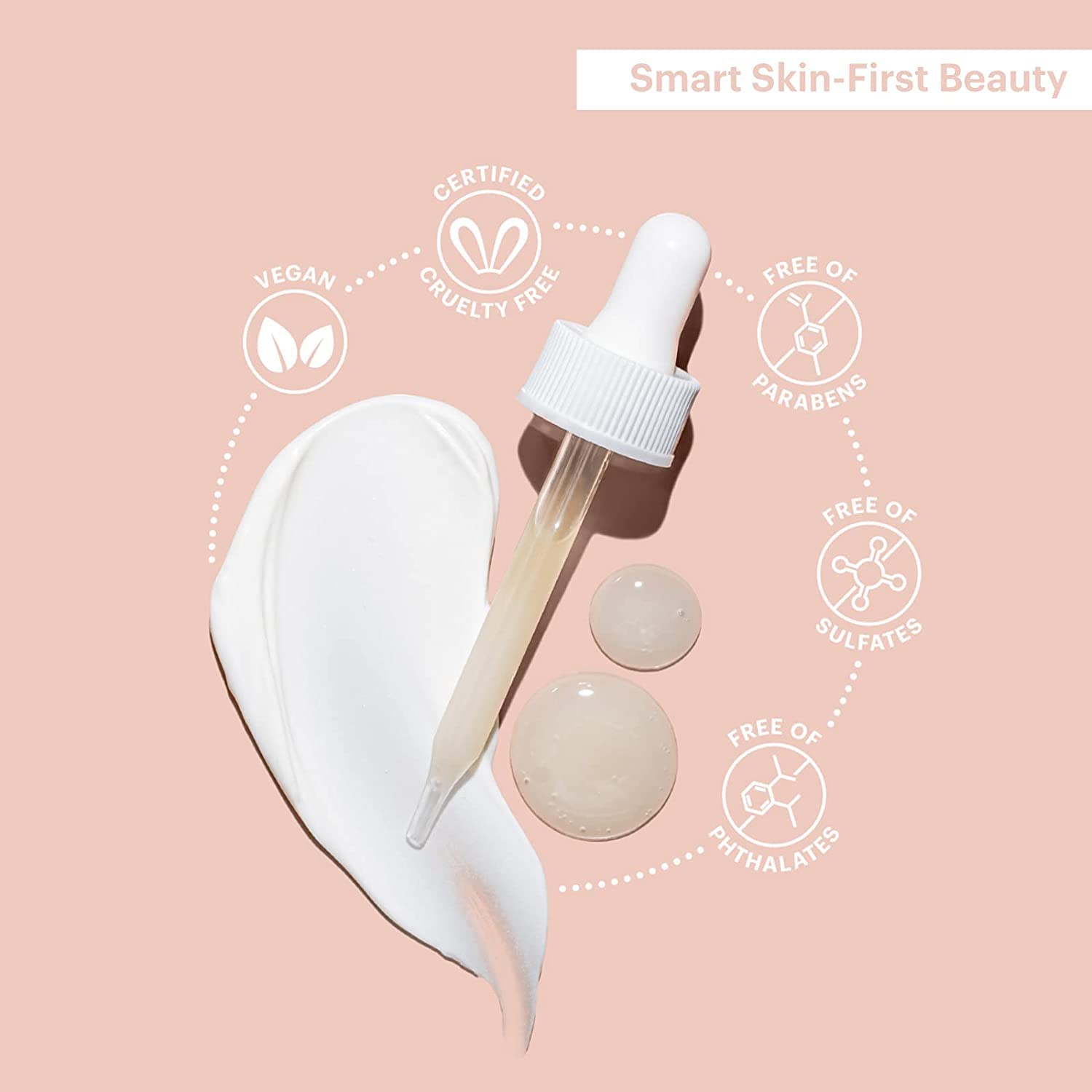 Glo Skin Beauty Restorative Cream textura rica aplicándose de forma suave.
