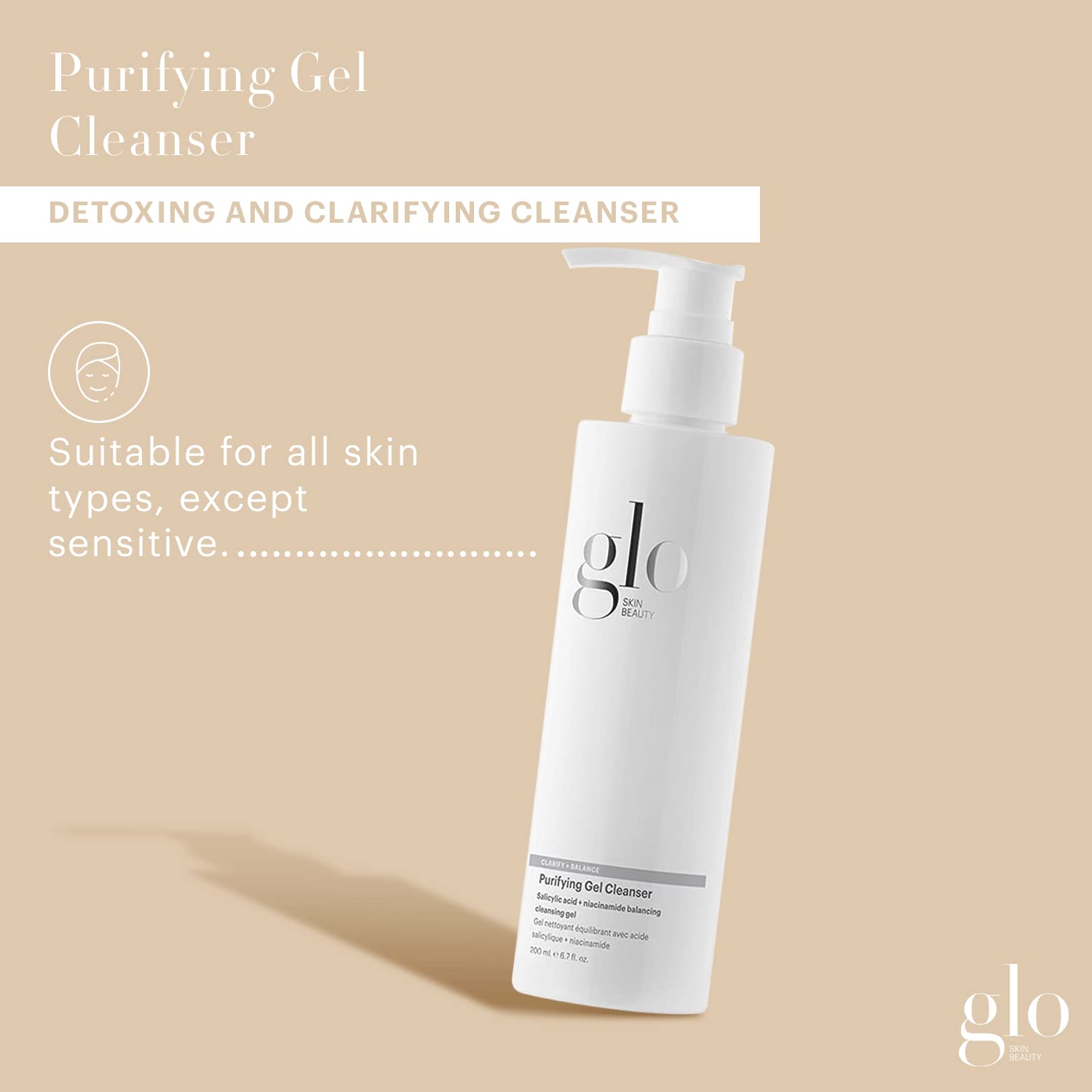 Glo Skin Beauty Texture gel douce nettoyant les pores.